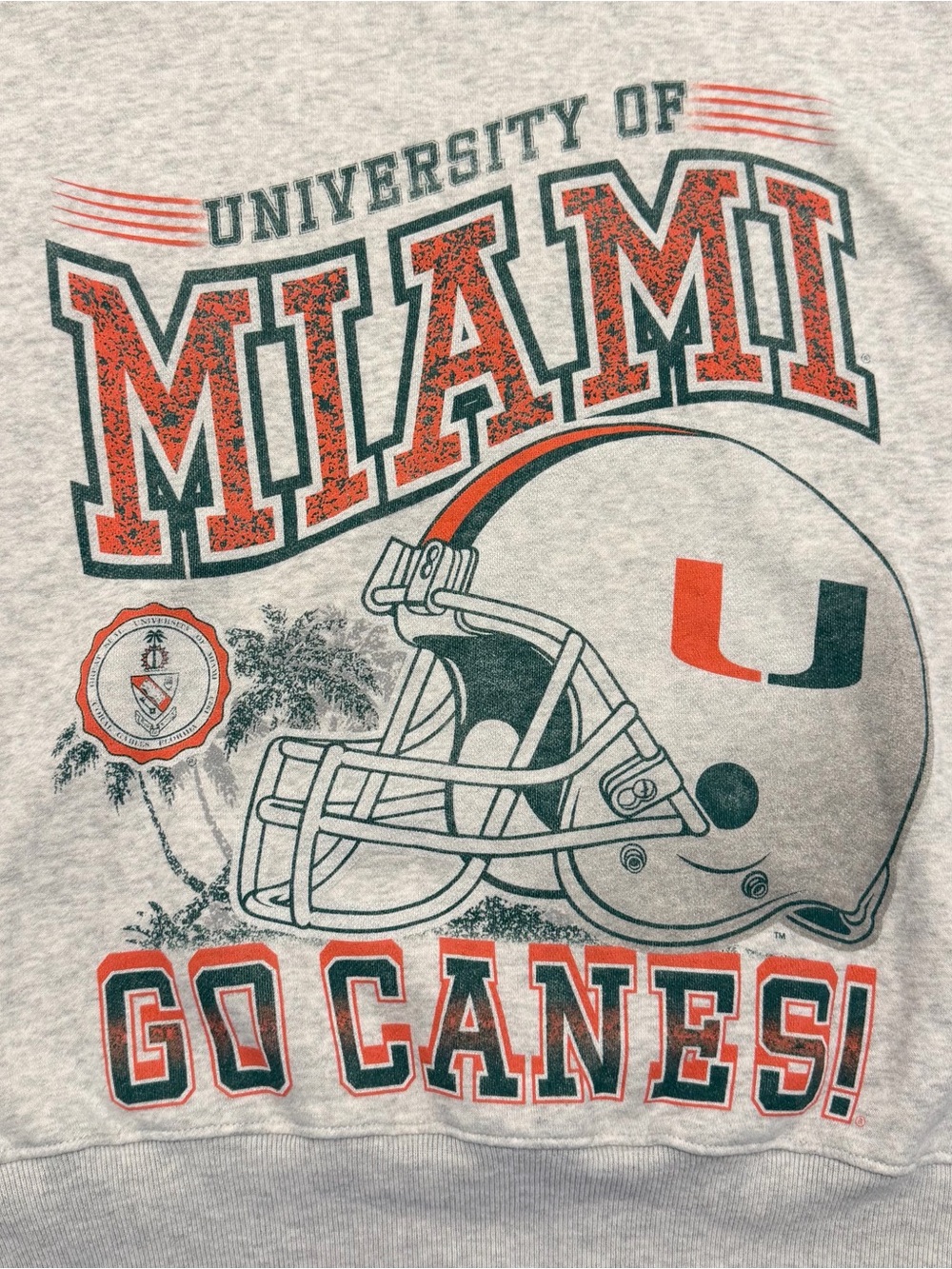University Of Miami x Hollister Women’s Sweat Shirt - Picture 3 of 5